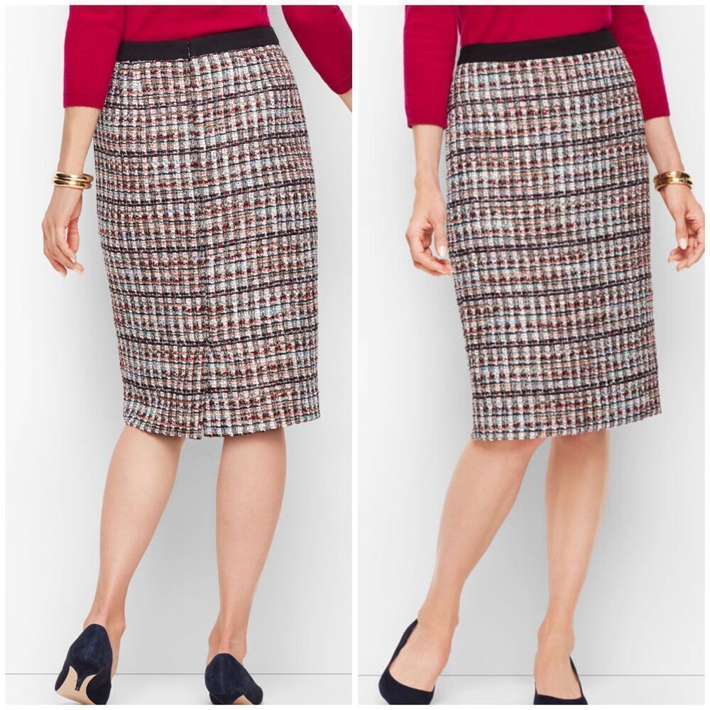 Talbots Tweed Pencil Skirt size 6P